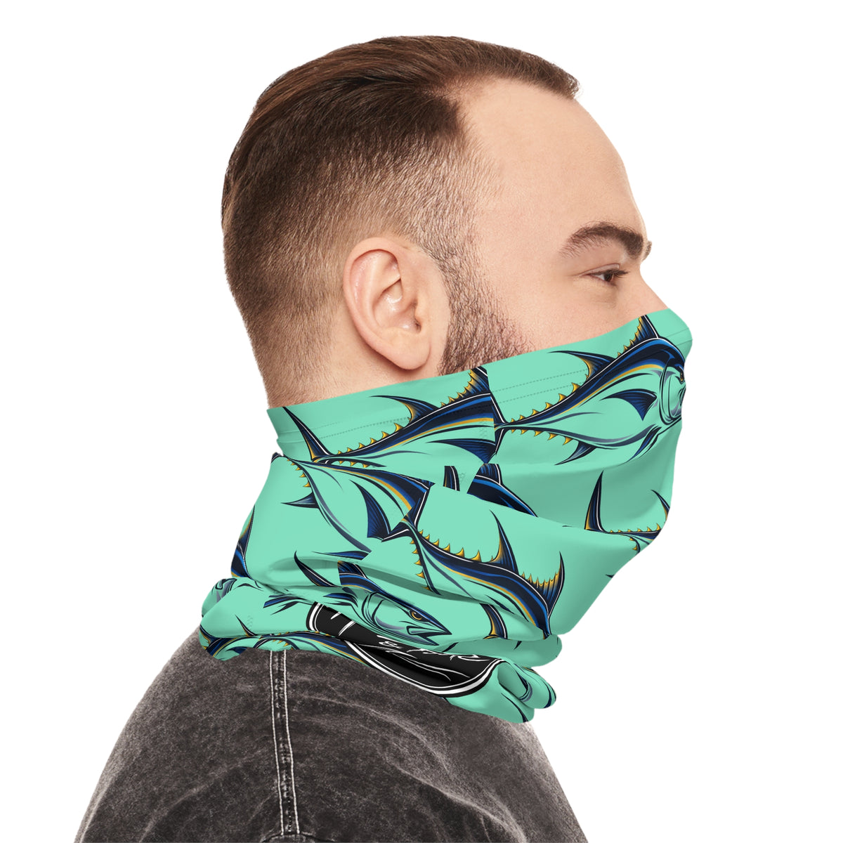 "Blue Fin Tuna" Neck Gaiter (UPF 50+)
