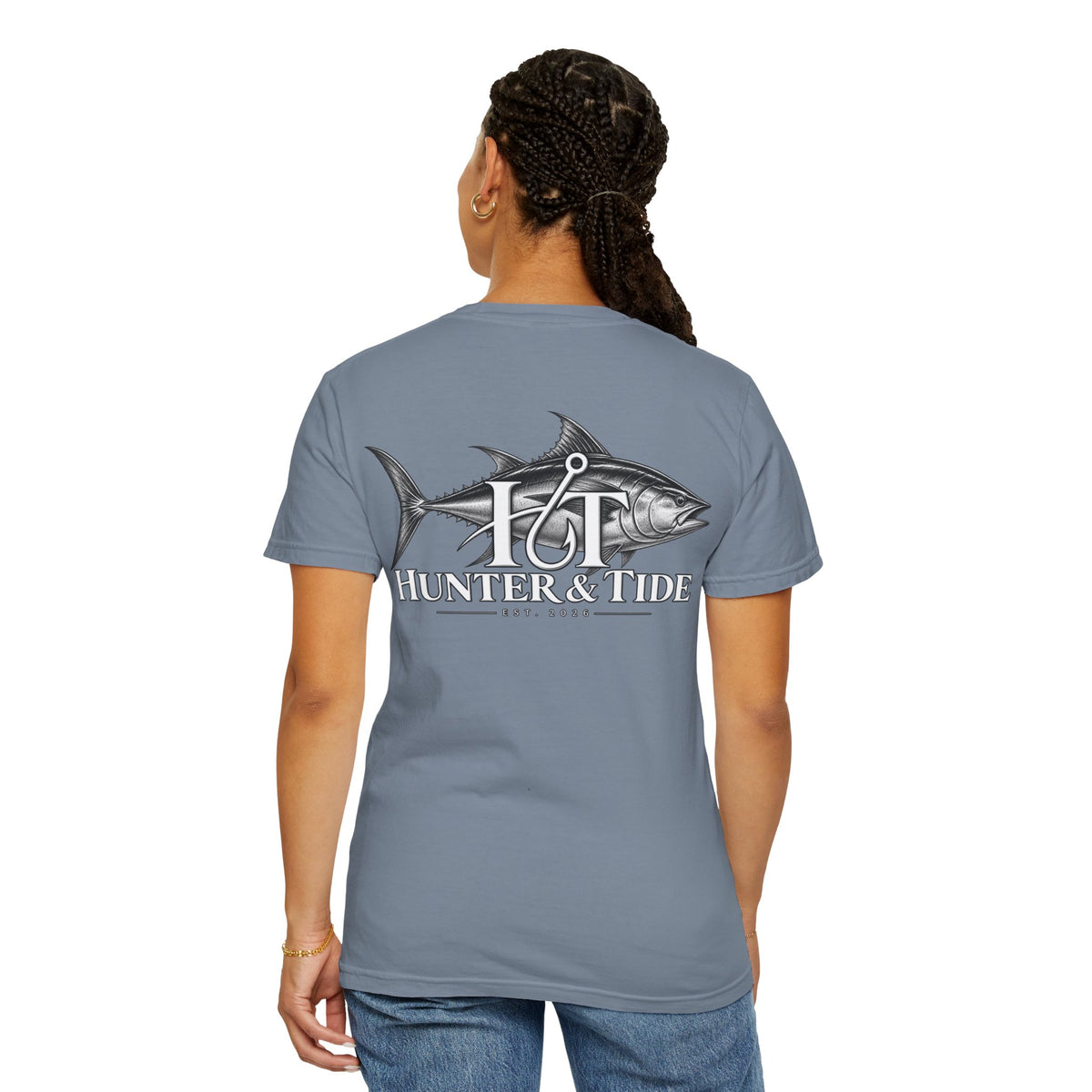 "Blue Fin" Graphic Tee