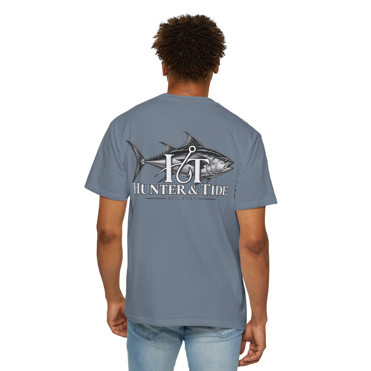 "Blue Fin" Graphic Tee