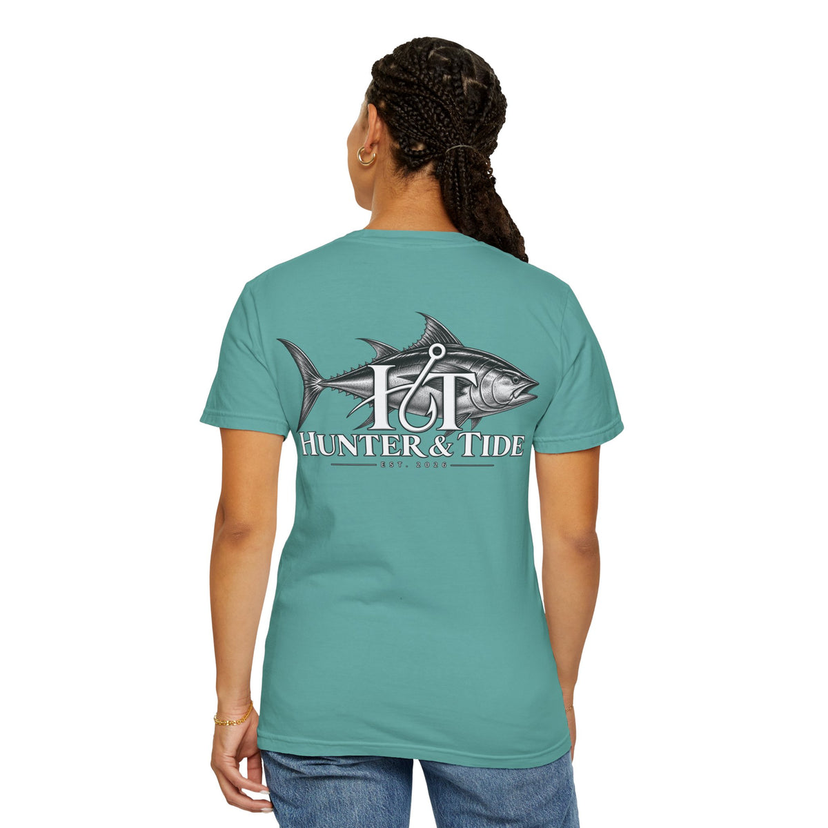 "Blue Fin" Graphic Tee