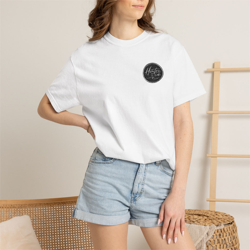 "Hunter & Tide" Embroidered Logo Tee