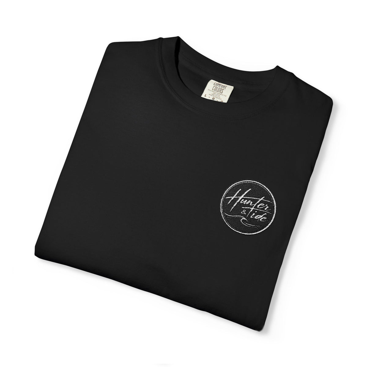 "Hunter & Tide" Embroidered Logo Tee